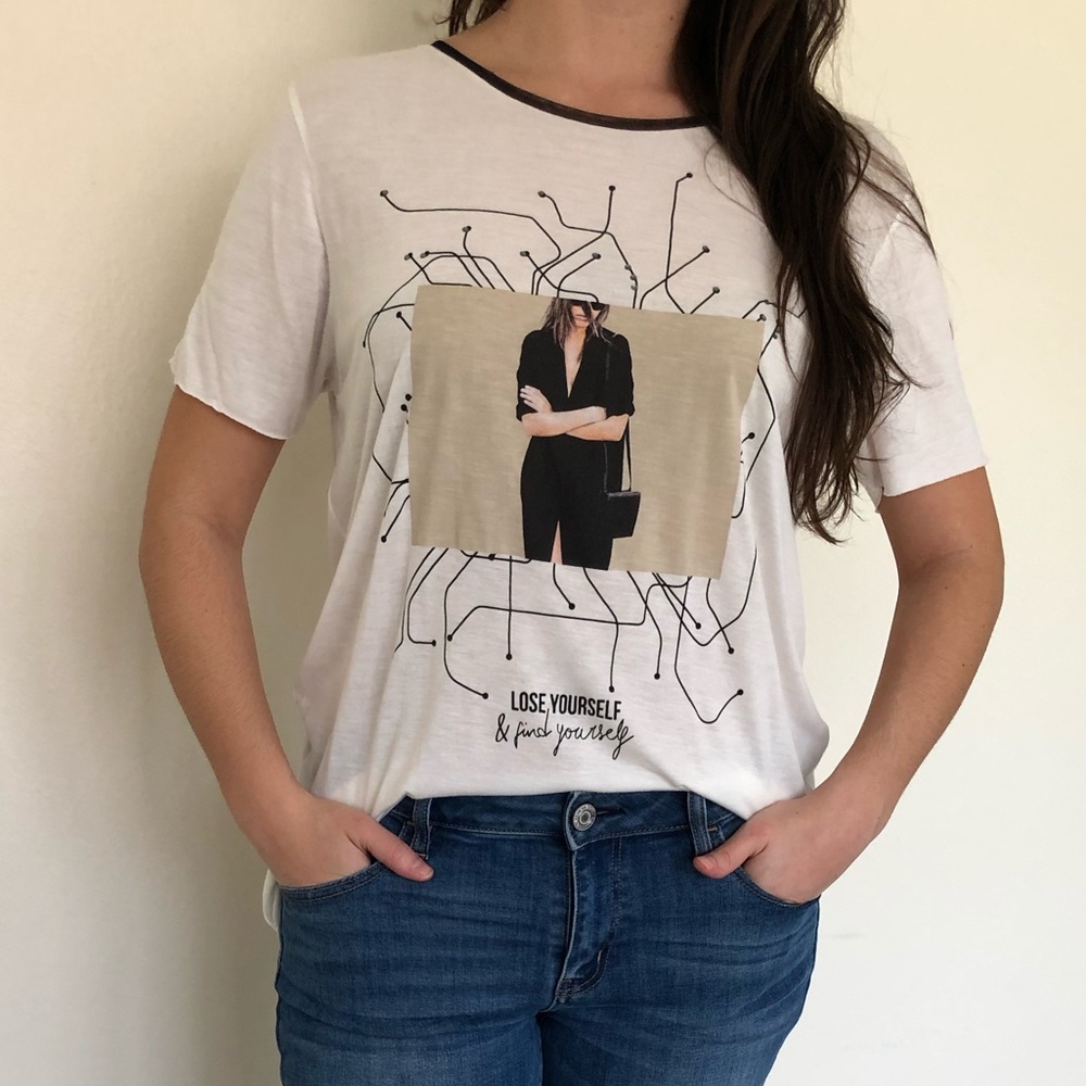Zara Shirt “Lose Yourself & Find Yourself”